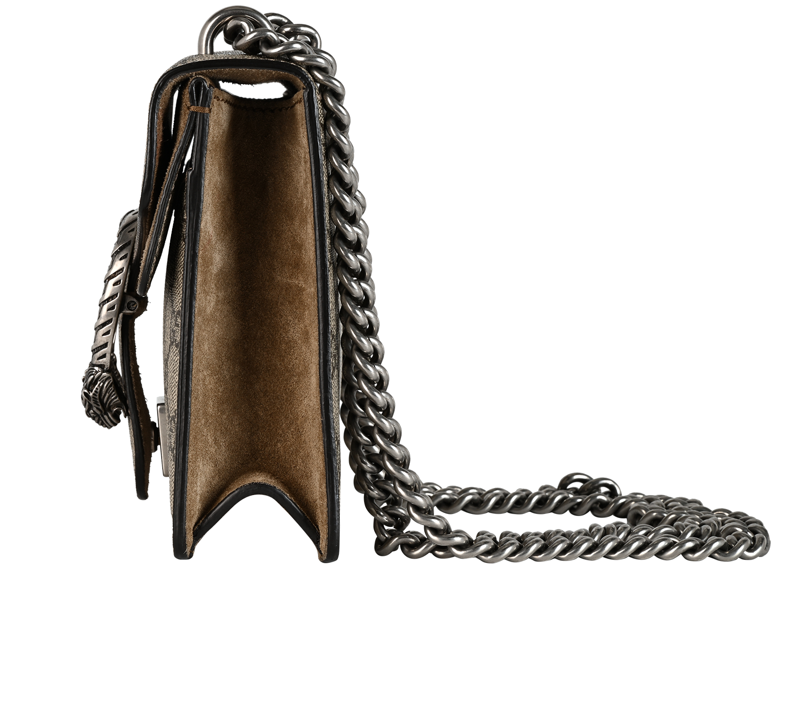 Mini Dionysus, &pound;850, Handbags, Beige, Canvas, Bottom view